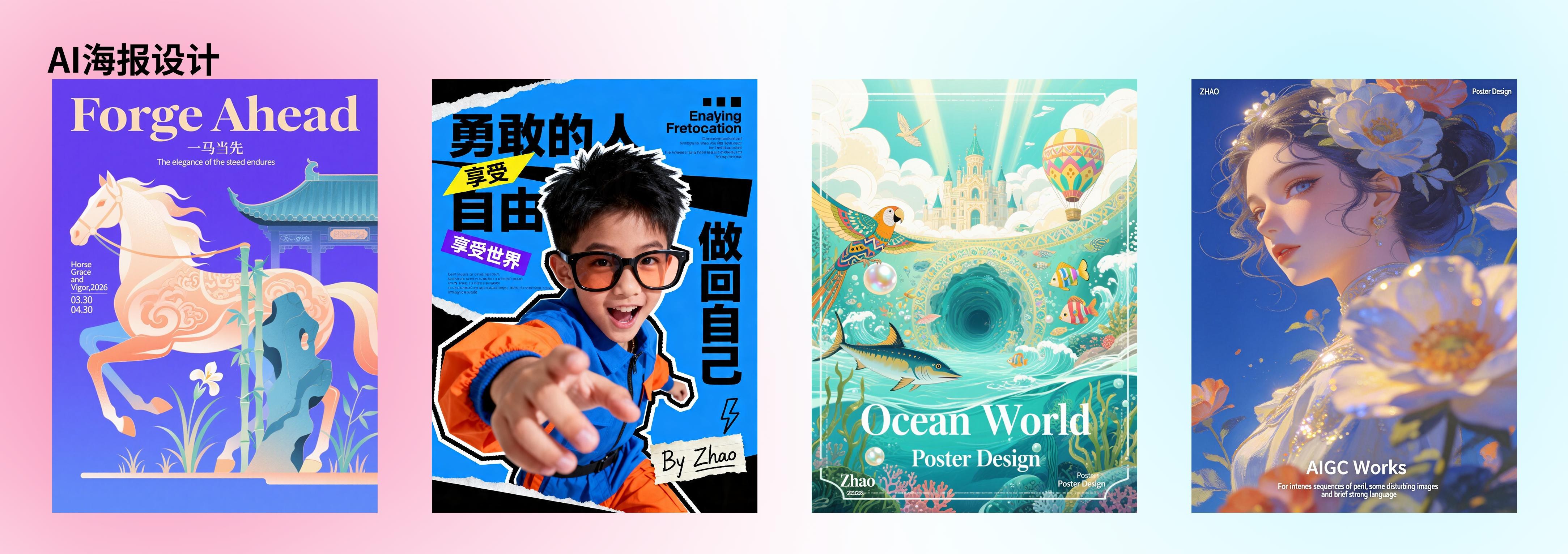 AIGC 海报设计作品展示